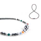 Semi precious Chip Beads Hematite Beads Stone Chain Choker Fashion Women Necklace